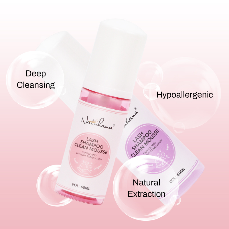 Eyelash Extension No 9 - NATUHANA 60ml Gentle Lash Cleansing Mousse