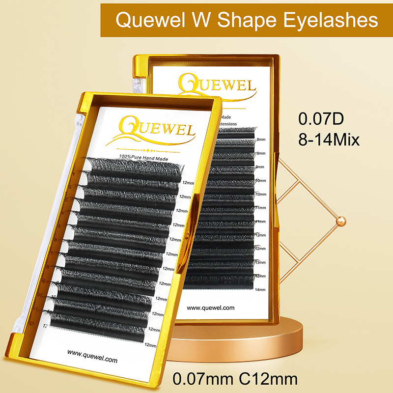 Quewel Double Tip 6D W Volume  - Eyelash Extension Double Volume 评论和价格