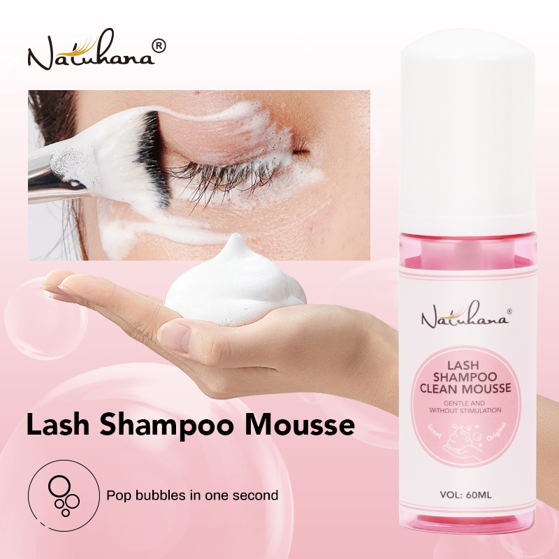 NATUAHANA 60ml Lash Shampoo Fo - Eyelash Extension No 9 评论和价格
