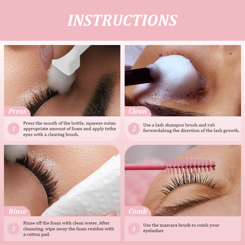 NATUAHANA 60ml Lash Shampoo Fo - Eyelash Extension No 9 评论和价格