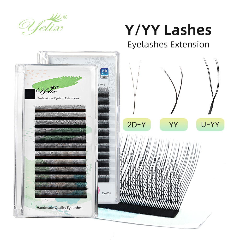Yelix Y/YY Lashes Double Tips  - Eyelash Extension Double Volume 评论和价格
