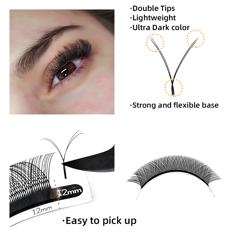 LOVE LASHES YY Shape Lash Fake - Eyelash Extension Double Volume 评论和价格