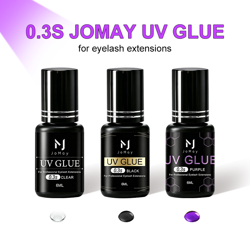 JOMAY Black Clear Purple UV Ey - Sensitive Lash Glue 评论和价格
