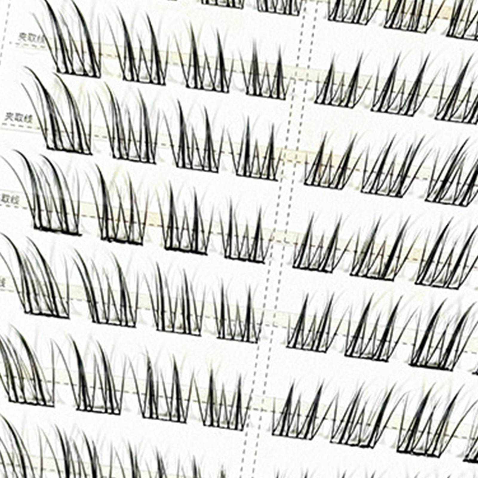 9-13mm False Eyelashes No Glue - Eyelash Extension No 9 评论和价格