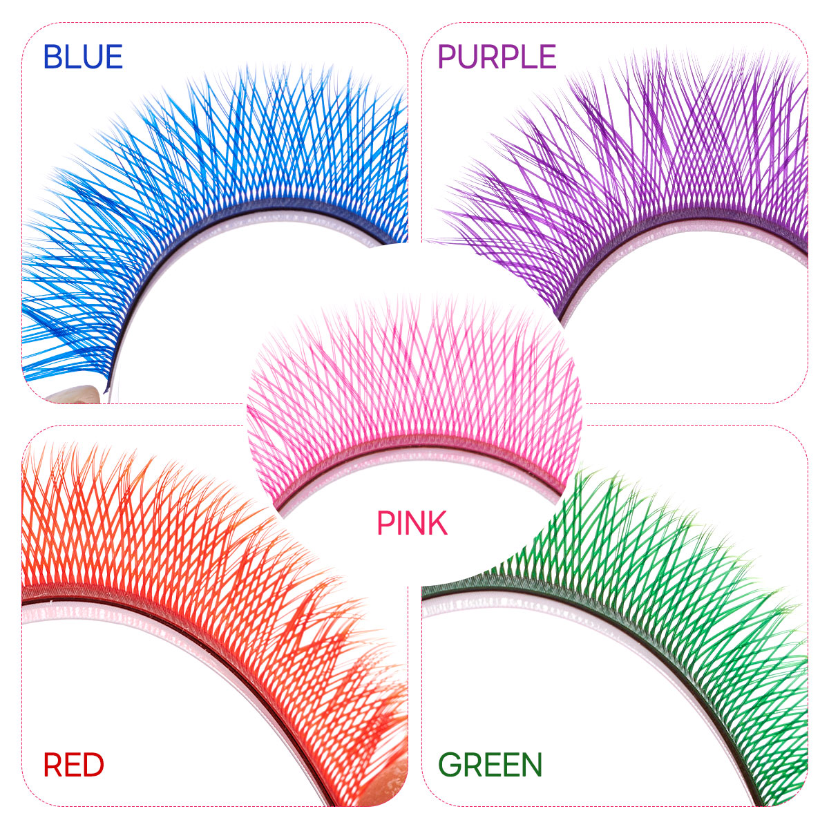 ARISON Mixed Color YY Lashes P - Eyelash Extension Double Volume 评论和价格