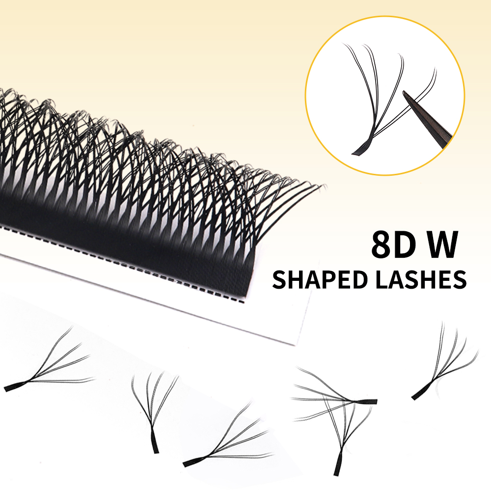 GEMERRY 4D/6D/8D/10D W Lashes  - Eyelash Extension Double Volume 评论和价格