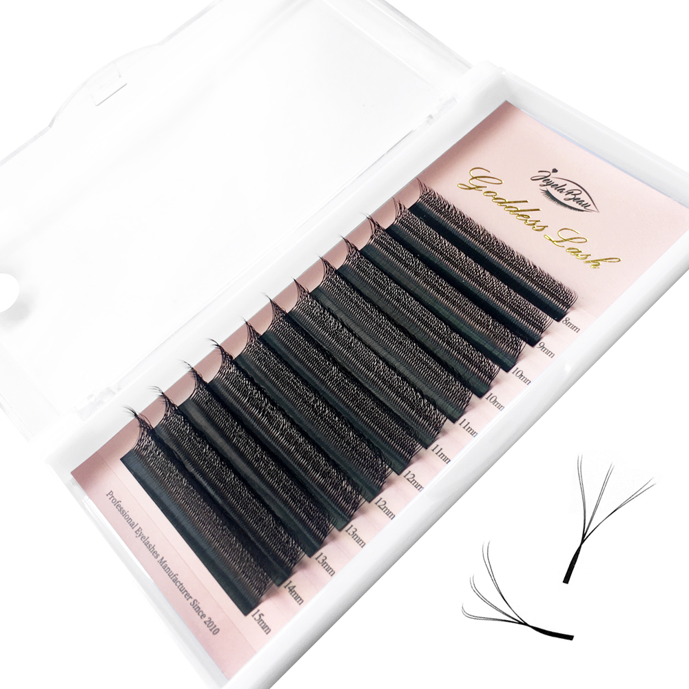 Goddess Double 3D/4DW Shaped E - Eyelash Extension Double Volume 评论和价格