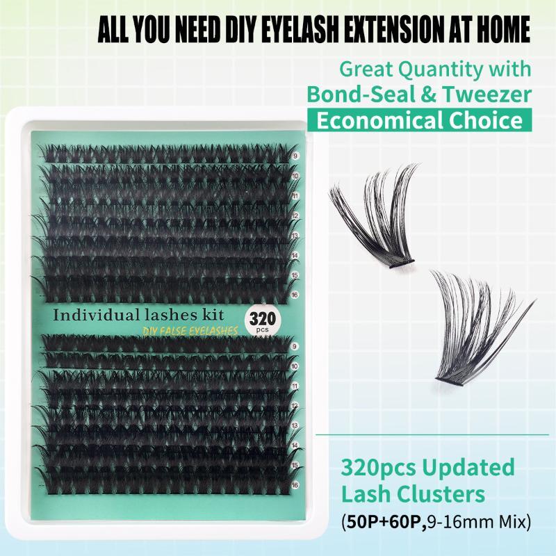 DIY 5D Fluffy Lash Clusters 32 - Eyelash Extension No 9 评论和价格