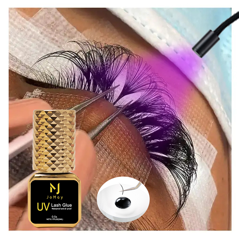 JOMAY Black UV Lash Glue 0.5S  - Sensitive Lash Glue 评论和价格