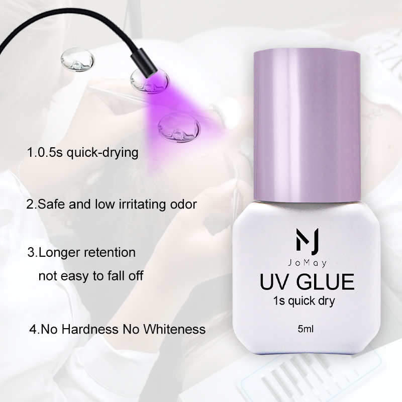 JOMAY UV Glue 0.5S Eyelash Glu - Sensitive Lash Glue 评论和价格