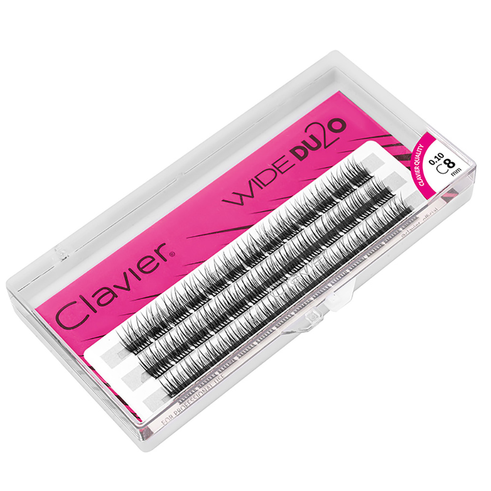 Clavier WIDE DU2O 6 Boxes Kit  - Eyelash Extension Double Volume 评论和价格