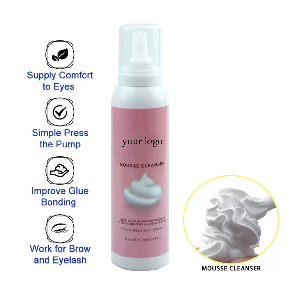 Factory Wholeasle Custom100ml  - Sensitive Lash Glue 评论和价格