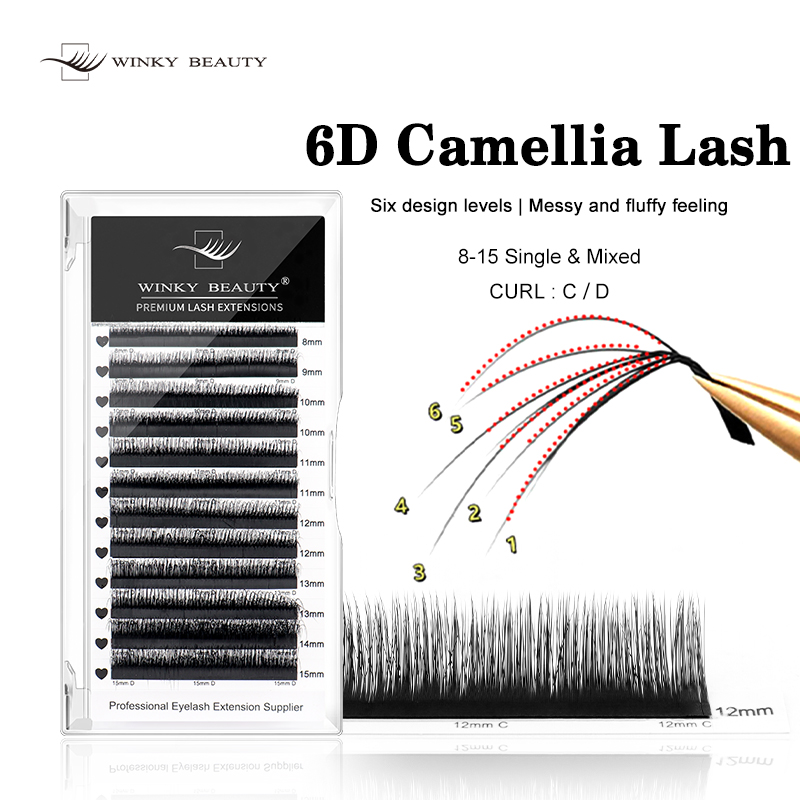 Winky Beauty 6D Wild Eyelashes - Eyelash Extension Double Volume 评论和价格