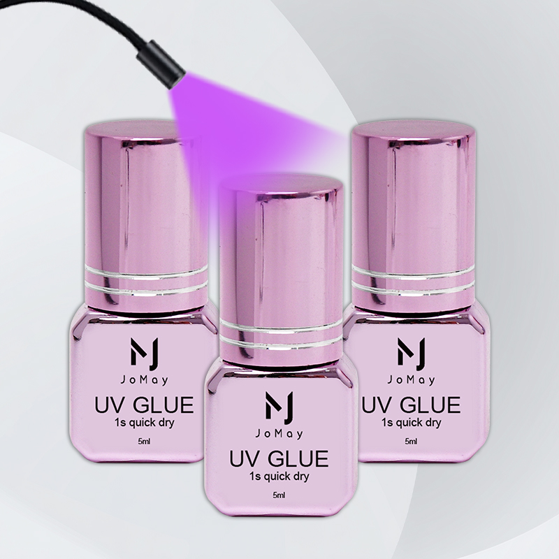 JOMAY 3 Bottles Fast Drying UV - Sensitive Lash Glue 评论和价格